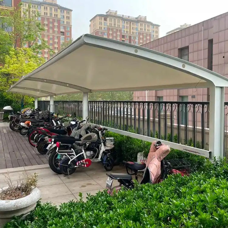 巧家县膜结构电动车棚